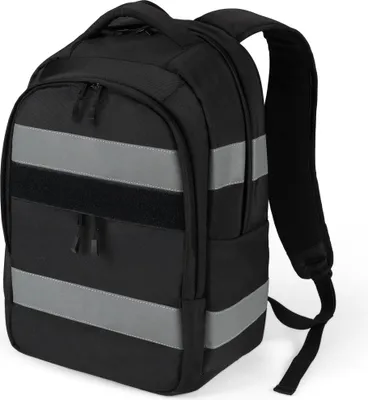 Produktbild von DICOTA Reflective - V2 - Rucksack - 600D RPET, Thermoplastisches Polyurethan (TPU) - Schwarz - 15.6"