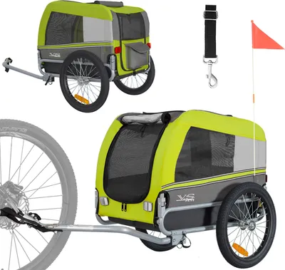 Produktbild von Tiggo VS Pet M Hundefahrradanhänger Hundeanhänger Hundetransporter Fahrradanhänger