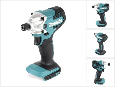 Obrázek produktu pro Makita DTD156Z, Rázový šroubovák, Rukojeť pistole, 1/4", Černá, Modrá, 2500 ot/min, 155 Nm