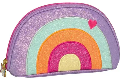 Produktbild von Allzwecktäschchen Glitzer-Regenbogen - E