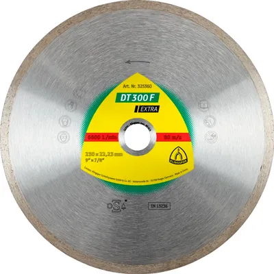 Obrázek produktu pro Diamantový Kotouč Na Řezání Nemetalů Klingspor 125X1.6X22.23