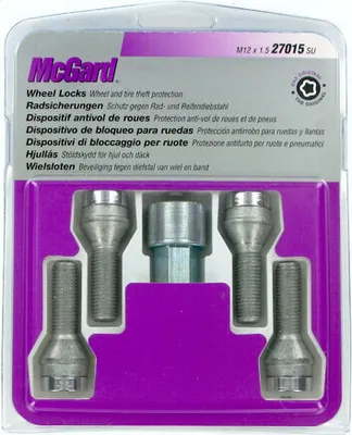 Obrázok produktu pre Sada zámkov na kolesá MCGARD, závit M12 x 1.5, dĺžka 33,3 mm