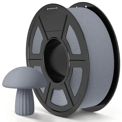 PLA-Filament 1,75 mm, 1 kg, grau, matt, 600 mm/s