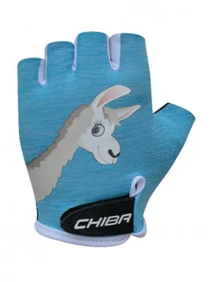 Obrázok produktu pre Detské rukavice Chiba Cool Kids veľkosť S / 4, llama/turquoise