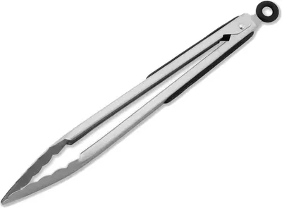 Produktbild von CHPN - Grillzange - Fleischzange - Edelstahlzange - Zusammenklappbare Zange - Küchenzange - Küche - Rutschfest - Salat - Mit Aufhängeöse - Küchenhelfer - Küchenwerkzeug - Universell