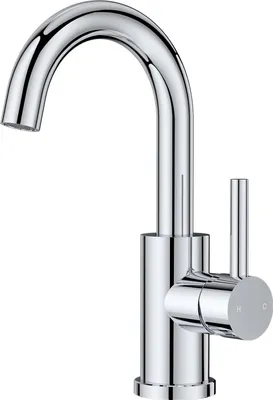 Produktbild von Wasserhahn Bad Hoch 360¡ã Drehbar, Edelstahl Waschtischarmatur Hoch mit Warm/Kaltwasser Mischbatterie Einfache Montage fš¹r Badezimmer/kš¹che Waschbecken Kleine Wohnmobil