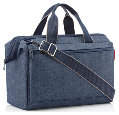 Obrázek produktu pro reisenthel taška přes rameno cestovní taška Allrounder Pocket Bag Herringbone Dark Blue dark blue