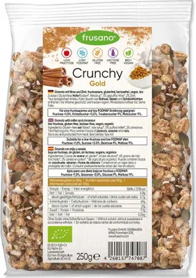 Produktbild von Frusano Crunchy Gold Müsli  250g