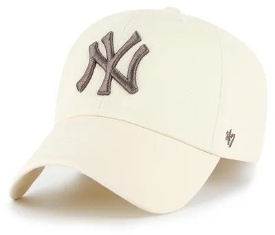 Produktbild von '47 Brand MLB New York Yankees '47 CLEAN UP Cap Contrast Natural