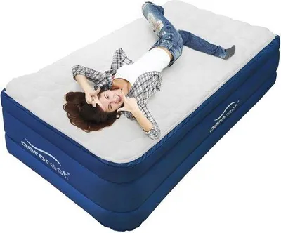 Immagine prodotto di Letto gonfiabile singolo da 210 cm con pompa elettrica, comodo