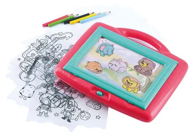Imagen del producto de Playgo: Pizarra luminosa para dibujar - 18 piezas.