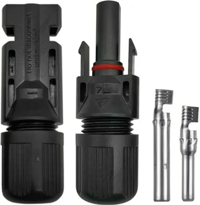Produktbild von 1 Paar Solar Kabelstecker Solarpanel Stecker männlich/weiblich PV IP67 wasserdicht