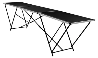 Produktbild von Klappbarer Tapeziertisch aus MDF und Aluminium 300×60×78 cm