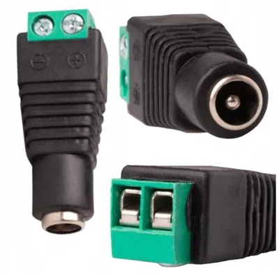 Immagine prodotto di Presa DC 5,5/2,1 con connettore rapido per strisce LED mono