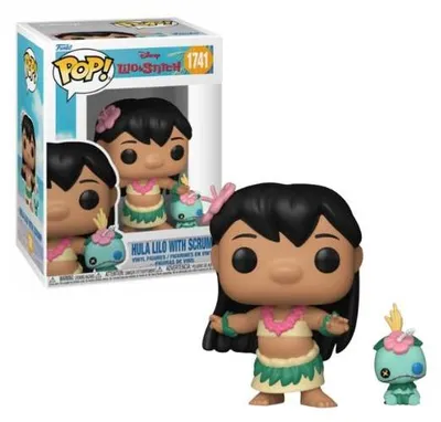 Produktbild von Funko Pop! Disney: Lilo & Stitch - Hula Lilo with Scrump #1741