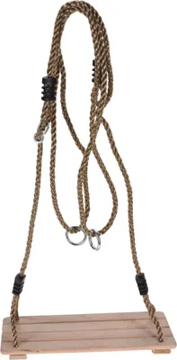 Produktbild von Niceey Schaukel mit Seilen, 40 x 16 cm, Holz