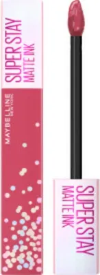 Produktbild von Maybelline Super Stay, Pink, Birthday Bestie, Frauen, Matte, Flasche, G949376 INGREDIENTS: DIMETHICONE TRIMETHYLSILOXYSILICATE ISODODECANE NYLON-611/DIMETHICONE...