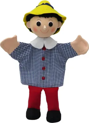 Produktbild von Junge mit langer Nase 32 cm, Handpuppe