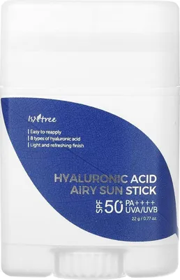 Obrázek produktu pro ISNTREE Hyaluronic Acid Airy Sun Stick SPF50+ 22 g