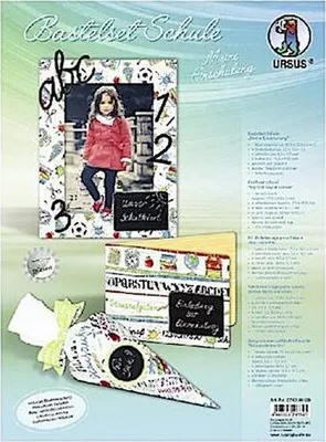 Produktbild von Bastelset Schule "Meine Einschulung"