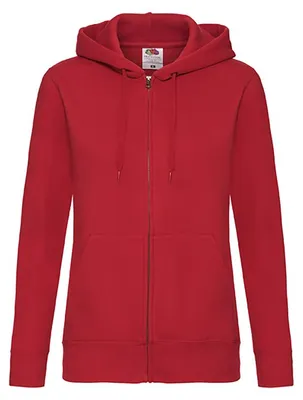 Produktbild von Damen-Kapuzenjacke - FOL HOODED JACKET/W - red - Größe 2XL