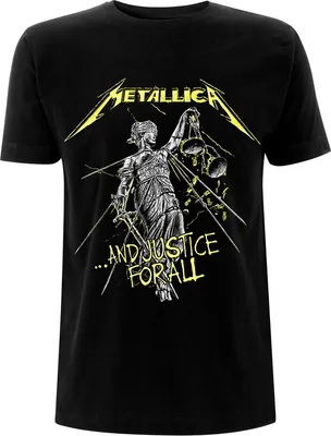 Immagine prodotto di Maglietta Metallica And Justice For All Tracks (Back Print) schwarz S