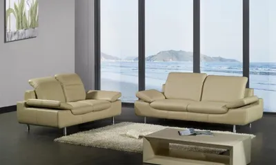 Produktbild von Sofagarnitur Sofa Couch Ledersofa Sitz Polster Garnituren Sofas 3 1 Sitz Couchen