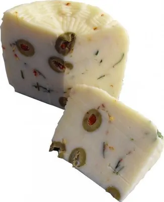 Produktbild von Pecorino Fantasia Schafskäse mit Oliven Rucola Pfefferschoten aus Italien 800g
