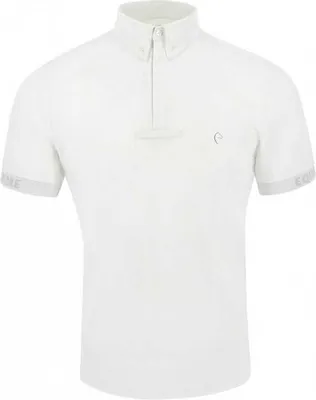 Image de Polo à manches courtes Equitheme Wellington Blanc L Blanc L