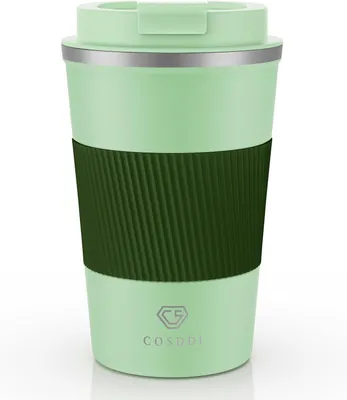 Produktbild von CS COSDDI Thermobecher 380ml doppelwandig isoliert mit Deckel