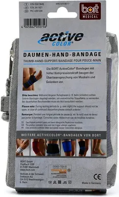 Produktbild von BORT ActiveColor Daumen Hand Band.XL schwarz