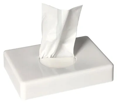 Produktbild von "Medi-Inn®" Halter 13,3 cm x 9,7 cm x 2,6 cm weiss für Hygienebeutelbox