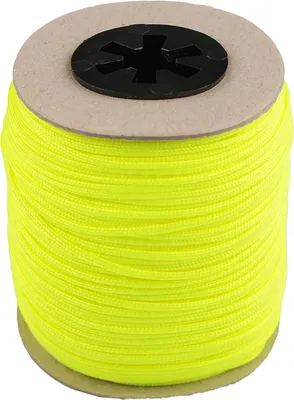 100m Schmuckschnur Polyesterschnur 1,5 mm neongelb