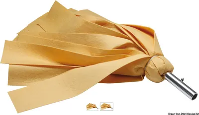 Zdjęcie produktu dla Mop z paskami ze sztucznej skóry, szybkozłącze aluminiowe Osculati 36.117.00