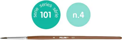 Obrázok produktu pre MILAN kefa č. 4 séria 101 kruhová