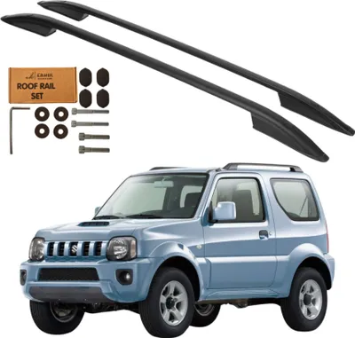 Obrázok produktu pre Strešné nosiče SUZUKI JIMNY 1998-2018 čierne hliníkové odolné pevné