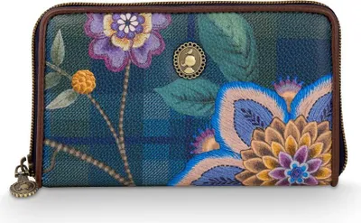 Produktbild von Pip Studio Willow Wallet Flores Felices Farbe Dark Blue Größe 18x3x11cm