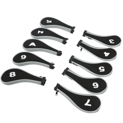 Zdjęcie produktu dla Pokrowiec na główkę kija golfowego, pokrowiec na główkę kija golfowego, pokrowiec na kij golfowy, pokrowiec na główkę kija golfowego do woods, pokrowiec na główkę kija golfowego do irons, akcesoria golfowe