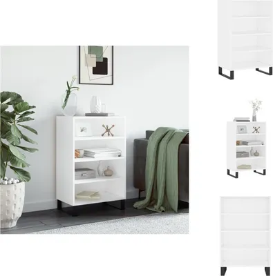 Immagine prodotto di vidaXL Credenza bianca 57x35x90 cm Materiale a base di legno - Credenze