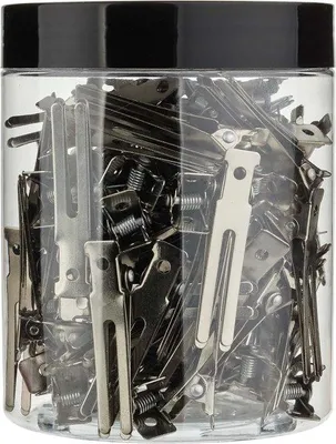 Zdjęcie produktu dla Klipsy metalowe # 6 z 2 nóżkami 100 szt