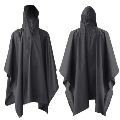 Productafbeelding van Waterdichte regenponcho met capuchon - ideaal voor outdooractiviteiten