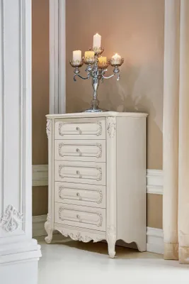 Image de Kommode Sideboard Kommoden Sideboards 5 Schubladen Echtholz Schrank Lowboard