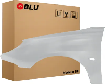 Image de BLU Aile Compatible avec Peugeot 206 EZR Gauche Grau Gris Aluminium Met. | 1998-2009 | Avant | Peint| Pr?t ? Monter | Acier