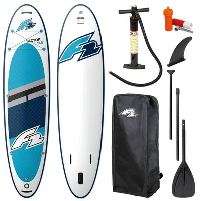 Obrázek produktu pro Sada pro paddleboard F2 SECTOR 11,5, včetně paddleboardu, hliníkové pádle a nafukovacího paddleboardu iSUP o délce 350 cm