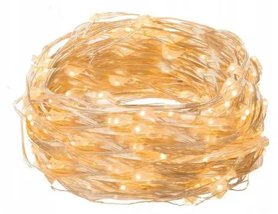 Produktbild von Drahtlichter 100 LED batteriebetrieben warmweiß 3x AA