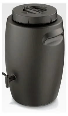 Produktbild von Komposteimer 55L mit Deckel, Filter und Ablasshahn, großer Biomülleimer für die Herstellung von Dünger