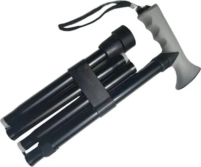 Produktbild von INF Höhenverstellbarer Faltbarer Wanderstock aus Aluminiumlegierung