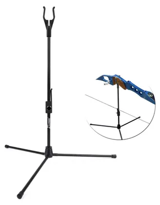 Produktbild von Bogenständer Fiberglas geringes Gewicht für Recurvebogen Langbogen Compoundbögen Takedown Bogen Outdoor Jagdbogenhalter 38x44.9cm