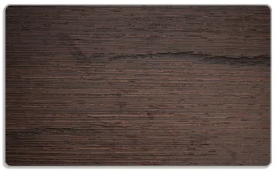 Produktbild von Wallario Frühstücksbrettchen aus Glas, je 14 x 23 cm, mit rutschfesten Füßen, Motiv Holz-Optik Textur dunkelbraunes Holz