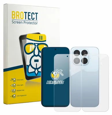 Produktbild von BROTECT Schutzglas für Xiaomi 17T (Display+Rückseite) 9H kratzfest klar